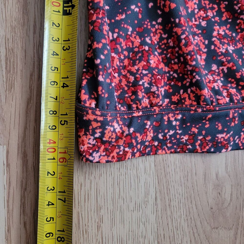 Athleta Racerback Tank Top with Built‑In Bra XXS Pink/Red Speckle - Picture 5 of 9